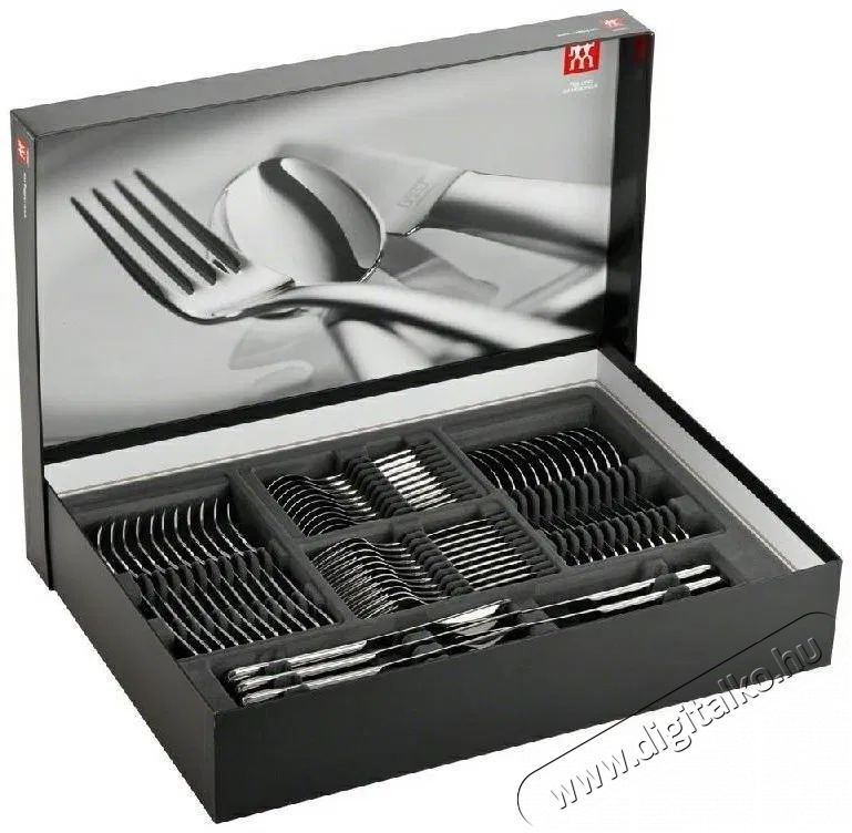 Zwilling ABERDEEN evőeszk&ouml;z&ouml;k 18/10 rozsdamentes ac&eacute;l, 68db Konyhai term&eacute;kek - &Eacute;tk&eacute;szlet - Evőeszk&ouml;z k&eacute;szlet - 520522