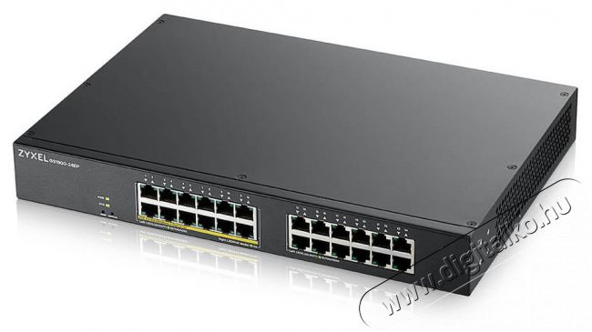 Zyxel GS1900-24EP 12port GbE LAN + 12port PoE LAN (130W) Smart menedzselhető switch Iroda &eacute;s sz&aacute;m&iacute;t&aacute;stechnika - H&aacute;l&oacute;zat - Switch - 392878