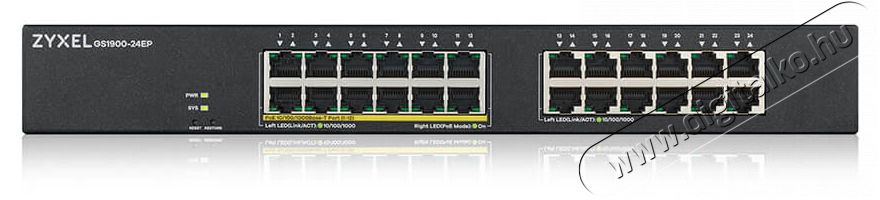 Zyxel GS1900-24EP 12port GbE LAN + 12port PoE LAN (130W) Smart menedzselhető switch Iroda &eacute;s sz&aacute;m&iacute;t&aacute;stechnika - H&aacute;l&oacute;zat - Switch - 392878