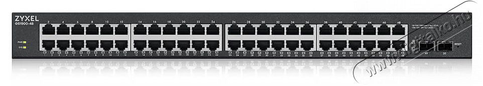 Zyxel GS1900-48HPv2 48port GbE LAN PoE (170W) Smart menedzselhető switch Iroda &eacute;s sz&aacute;m&iacute;t&aacute;stechnika - H&aacute;l&oacute;zat - Switch - 392873