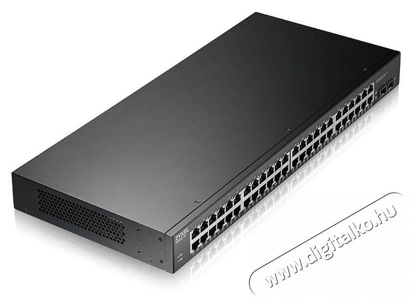 Zyxel GS1900-48HPv2 48port GbE LAN PoE (170W) Smart menedzselhető switch Iroda &eacute;s sz&aacute;m&iacute;t&aacute;stechnika - H&aacute;l&oacute;zat - Switch - 392873