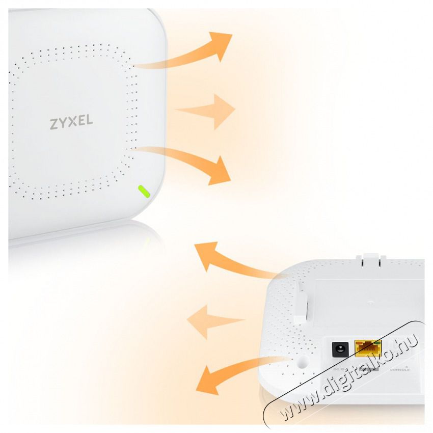 Zyxel NWA50AX WiFi 6 802.11ax Dual-Radio Vezet&eacute;k n&eacute;lk&uuml;li Access Point Iroda &eacute;s sz&aacute;m&iacute;t&aacute;stechnika - H&aacute;l&oacute;zat - H&aacute;l&oacute;zati kieg&eacute;sz&iacute;tő - 392861