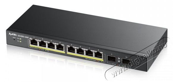 Zyxel GS1900-8HP v3 8port GbE LAN PoE (70W) smart menedzselhető switch Iroda &eacute;s sz&aacute;m&iacute;t&aacute;stechnika - H&aacute;l&oacute;zat - Switch - 398479