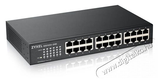 Zyxel GS1100-24E v3 24port LAN 10/100/1000Mbps nem menedzselhető gigabit switch Iroda &eacute;s sz&aacute;m&iacute;t&aacute;stechnika - H&aacute;l&oacute;zat - Switch - 398888