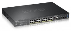 Zyxel GS2220-28HP 24port GbE LAN 4xGbE RJ45/SFP Combo port (375W) PoE L2 menedzselhető switch Iroda &eacute;s sz&aacute;m&iacute;t&aacute;stechnika - H&aacute;l&oacute;zat - Switch - 428345