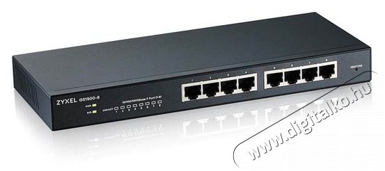 Zyxel GS1900-8-EU0102F 8x GbE LAN port smart menedzselhető asztali switch Iroda &eacute;s sz&aacute;m&iacute;t&aacute;stechnika - H&aacute;l&oacute;zat - Switch - 485120