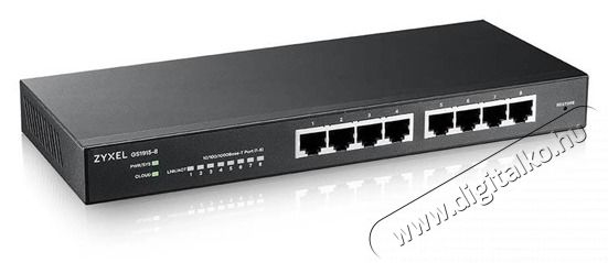 Zyxel GS1915-8-EU0101F 8x GbE LAN smart menedzselhető asztali Switch Iroda &eacute;s sz&aacute;m&iacute;t&aacute;stechnika - H&aacute;l&oacute;zat - Switch - 485121
